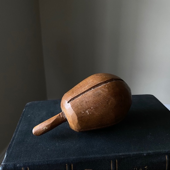 SOLD - Mid Century Monkey Pod Wooden Fruit - Picture 9 of 14